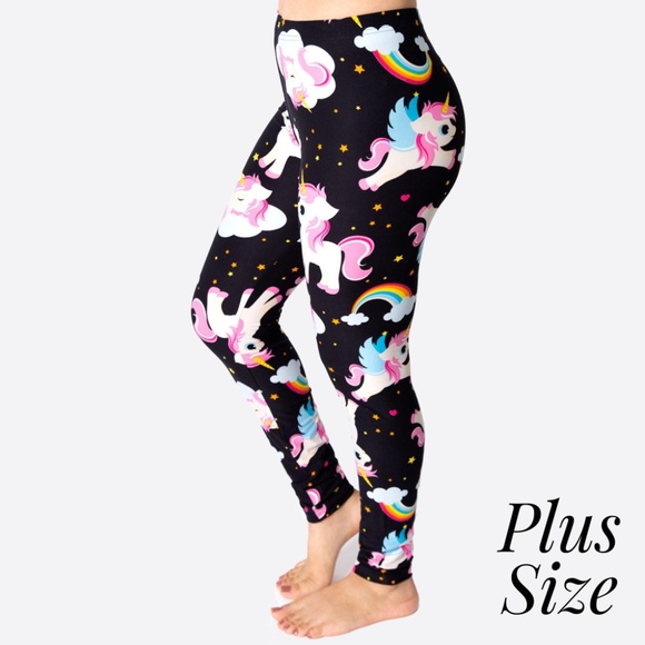 BOUTIQUE Pants - NWT **BOUTIQUE** Unicorn Leggings PLUS 14 -20